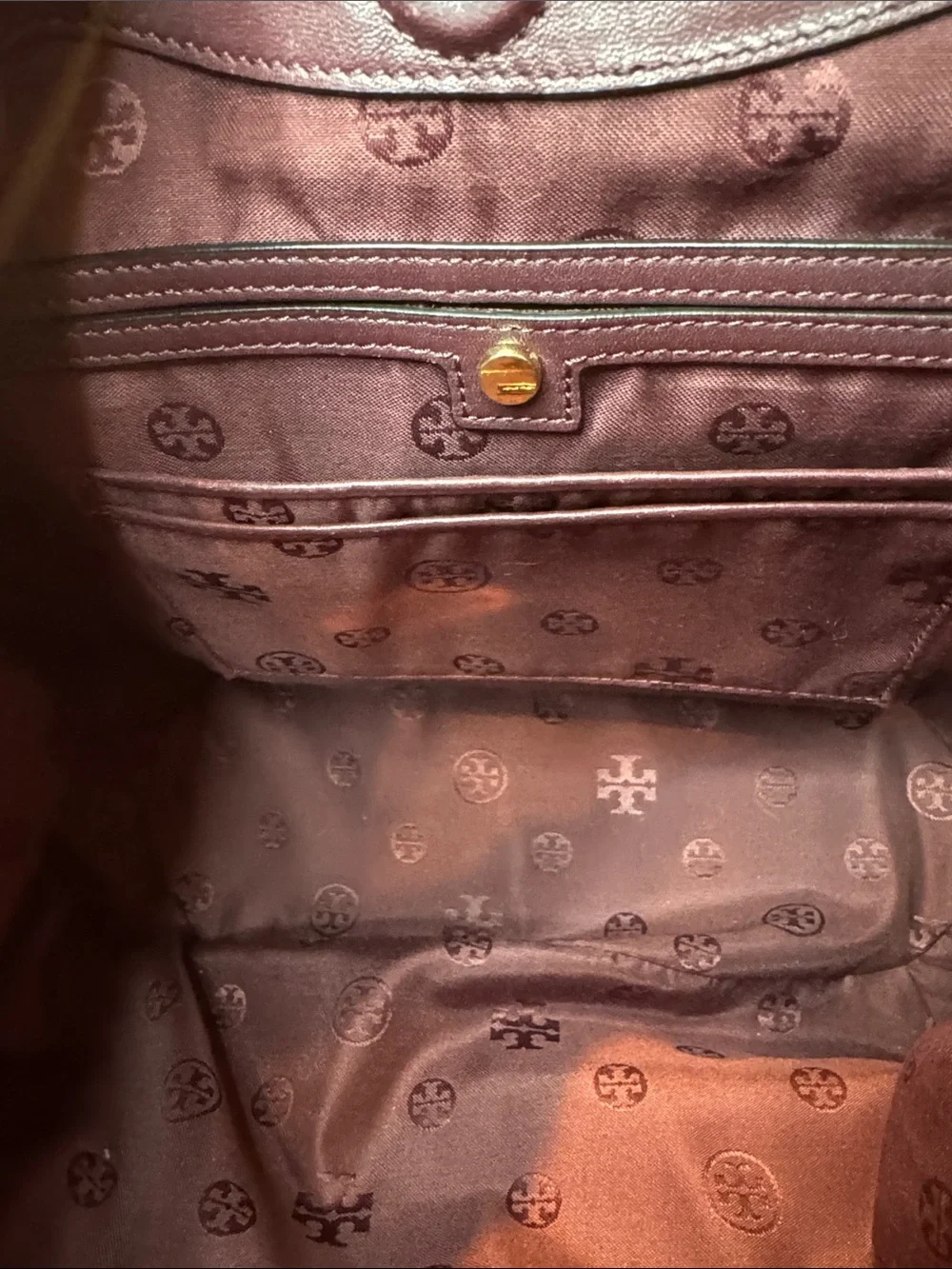 Tory Burch Merlot Suede Hobo Bag